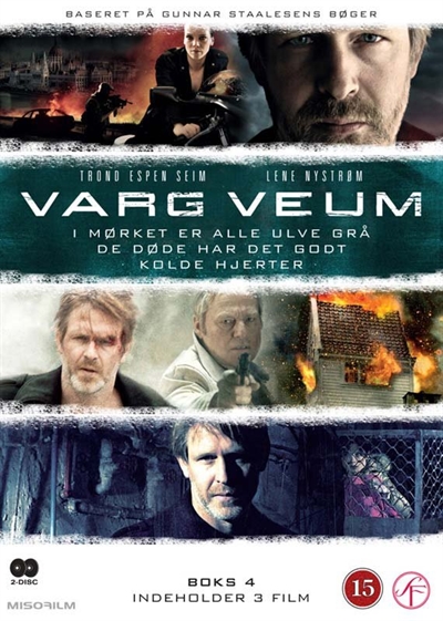 Varg Veum: I mørket er alle ulve grå (2011) +  De døde har det godt (2012) + Kolde hjerter (2012) [DVD]